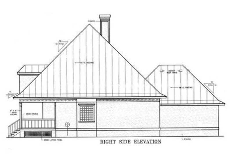 Home Plan - Exterior - Other Elevation for Country House Plan #45-132 - 4 bed, 4 bath