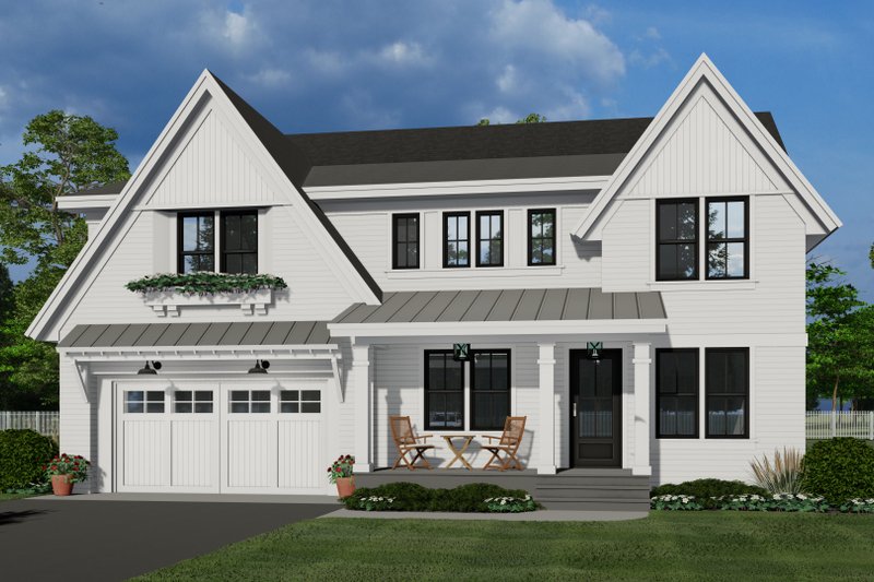 Home Plan - Farmhouse Exterior - Front Elevation Plan #51-1212