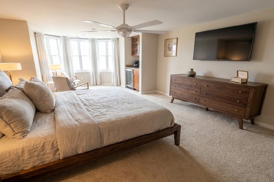 Interior - Master Bedroom for Colonial House Plan #126-118 - 3 bed, 2.5 bath