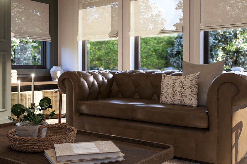 House Design - Interior - Family Room for Colonial House Plan #455-332 - 4 bed, 3.5 bath