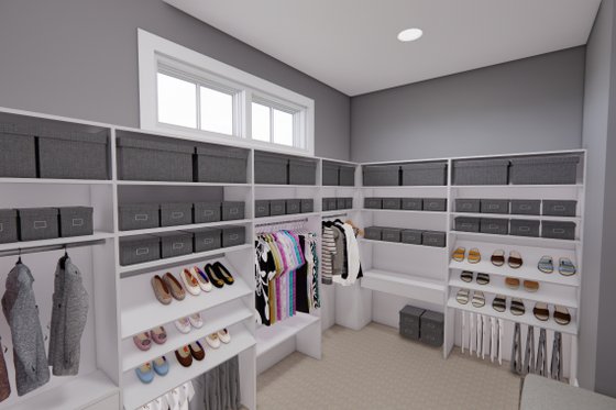 Interior - Master Bedroom 2 for Farmhouse House Plan #51-1327 - 3 bed, 2.5 bath