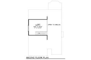 Floor Plan - Upper Floor for Traditional House Plan #70-798 - 3 bed, 3 bath