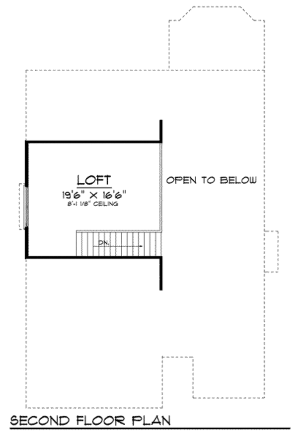 Home Plan - Traditional Floor Plan - Upper Floor Plan #70-798