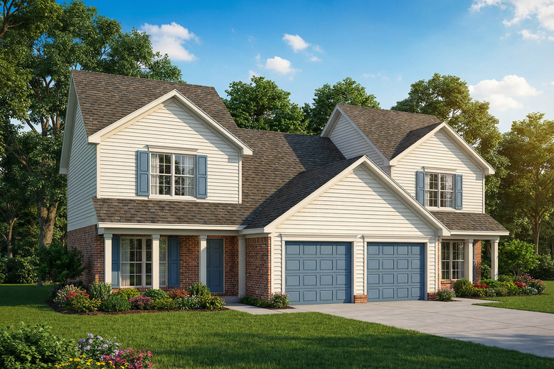 House Design - Traditional Exterior - Front Elevation Plan #17-2012