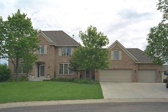 Exterior - Front Elevation for European House Plan #51-137 - 4 bed, 2.5 bath