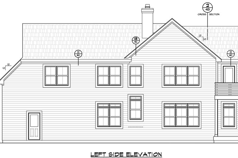 Home Plan - Exterior - Other Elevation 1 for Contemporary House Plan #20-2205 - 4 bed, 2.5 bath