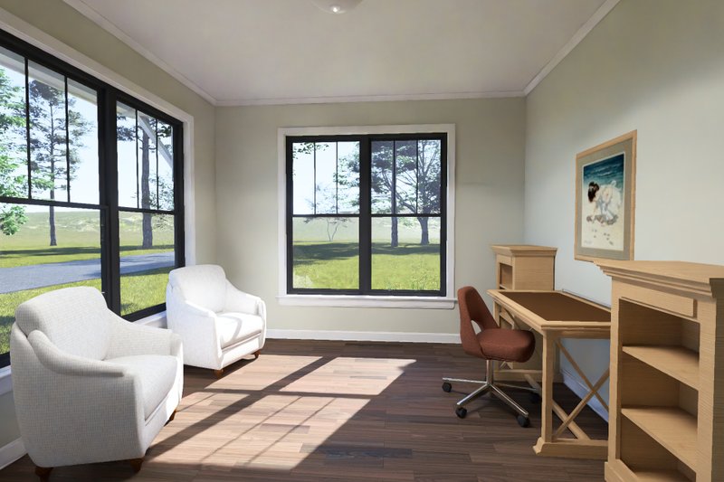 Home Plan - Interior - Entry for Cottage House Plan #513-2500 - 2 bed, 2 bath