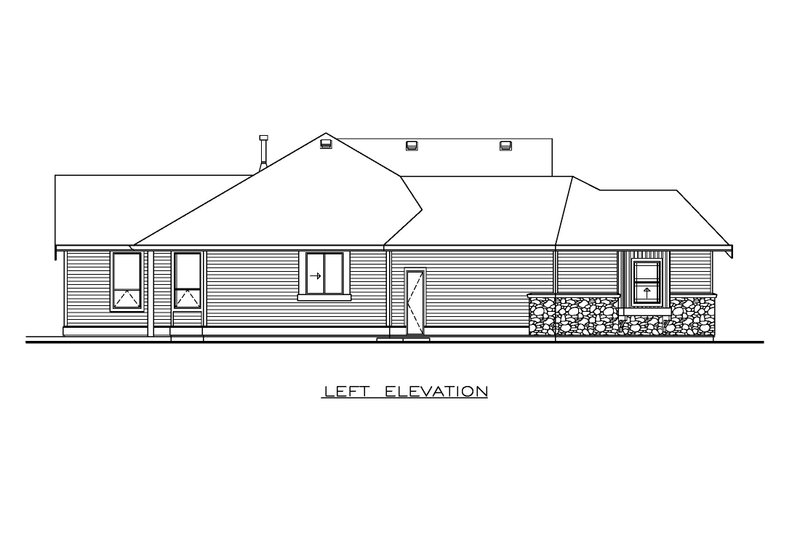 Dream House Plan - Exterior - Other Elevation for Contemporary House Plan #1100-130 - 3 bed, 2.5 bath