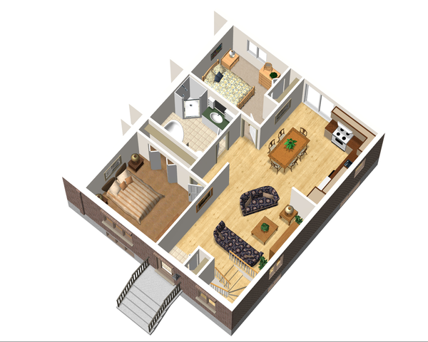 Ranch Floor Plan - Main Floor Plan #25-4514