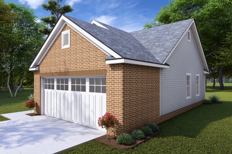 Dream House Plan - Exterior - Other Elevation for Traditional House Plan #513-2053 - 2 bed, 2 bath