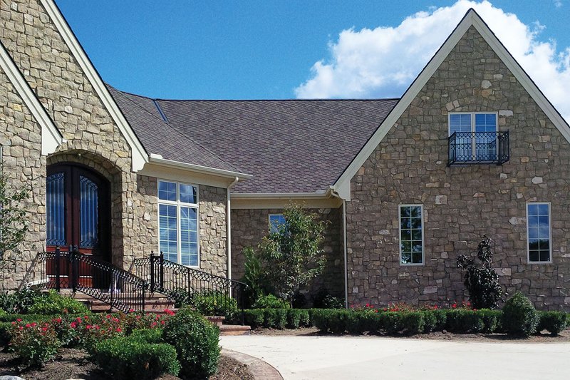 Dream House Plan - Exterior - Front Elevation 3 for European House Plan #20-2286 - 4 bed, 3.5 bath