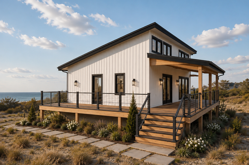 Dream House Plan - Exterior - Other Elevation for Beach House Plan #1116-50 - 2 bed, 2 bath