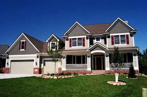 Exterior - Front Elevation for European House Plan #51-309 - 4 bed, 2.5 bath
