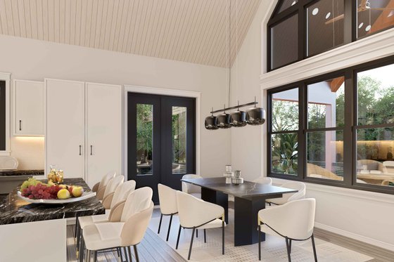 Interior - Dining Room for Cabin House Plan #932-1342 - 3 bed, 2.5 bath