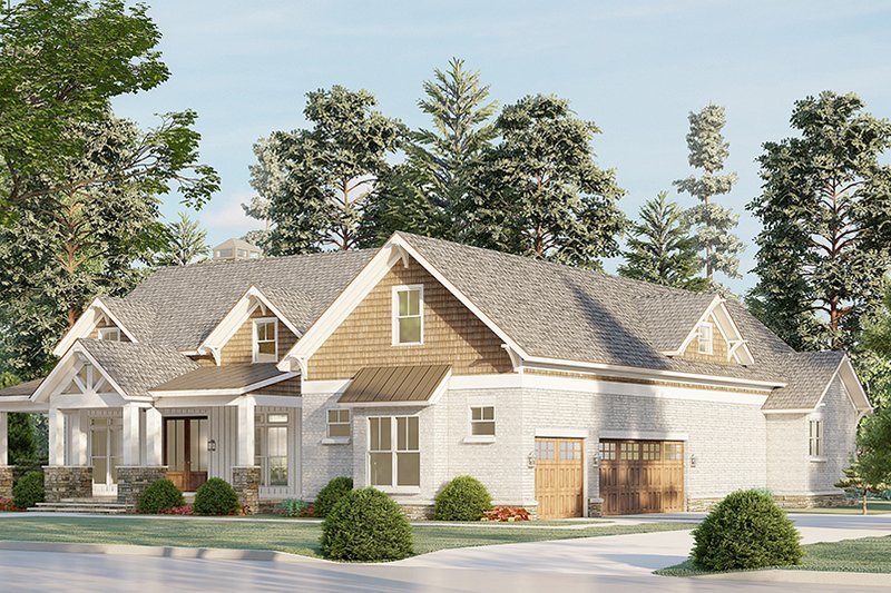House Plan Design - Exterior - Other Elevation 1 for Farmhouse House Plan #923-197 - 3 bed, 2.5 bath