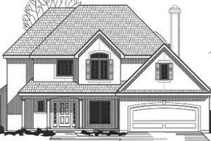 Traditional Exterior - Front Elevation Plan #67-833