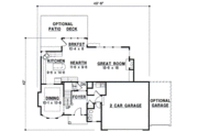 Traditional Style House Plan - 4 Beds 3.5 Baths 2332 Sq/Ft Plan #67-501 