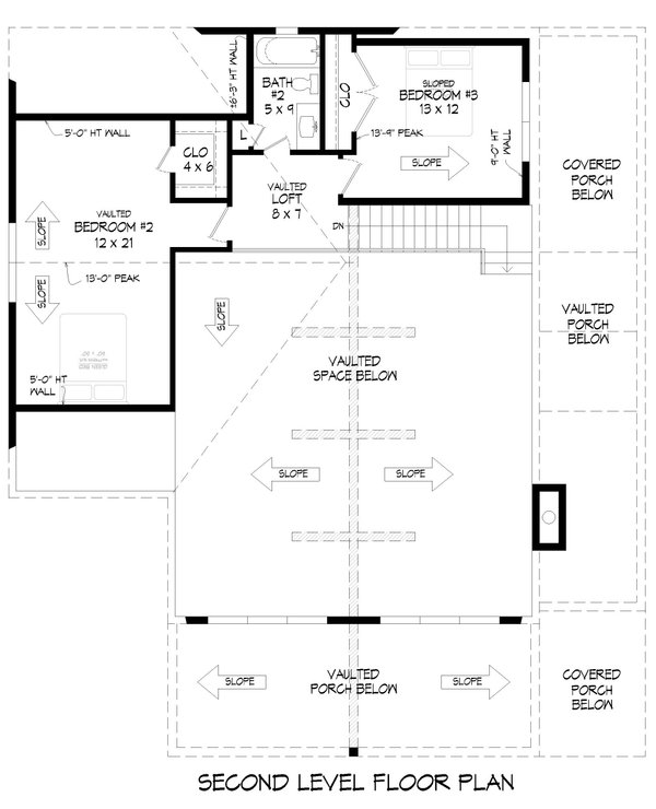 Home Plan - Country Floor Plan - Upper Floor Plan #932-1219