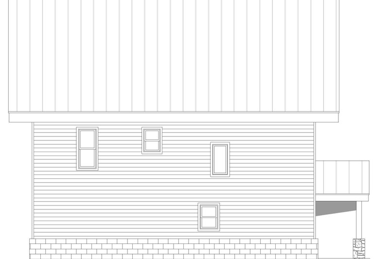 Dream House Plan - Exterior - Other Elevation for Contemporary House Plan #932-560 - 3 bed, 2 bath