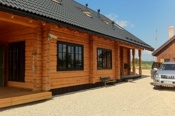 Photo 2 for Log House Plan #549-6 - 4 bed, 3 bath