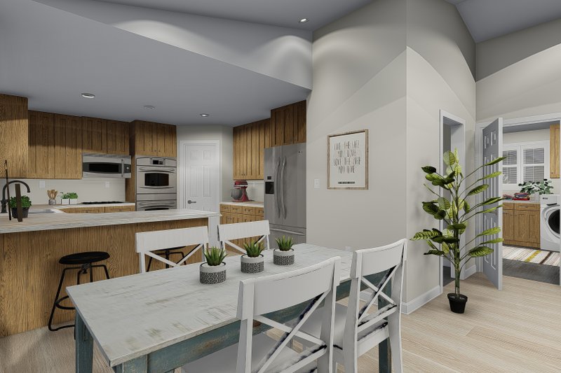 Architectural House Design - Interior - Dining Room 1 for Traditional House Plan #1060-63 - 3 bed, 2.5 bath