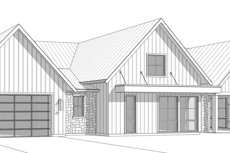 Home Plan - Exterior - Front Elevation 7 for Farmhouse House Plan #1114-82 - 4 bed, 2.5 bath