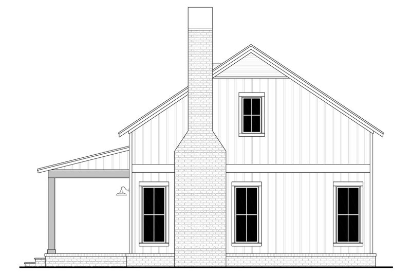 Architectural House Design - Exterior - Other Elevation 1 for Barndominium House Plan #430-376 - 2 bed, 2 bath