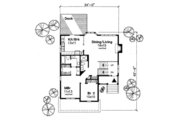 Traditional Style House Plan - 2 Beds 2 Baths 1315 Sq/Ft Plan #50-153 