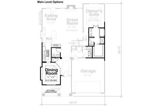 Floor Plan - Other Floor for Cottage House Plan #20-2387 - 5 bed, 3.5 bath