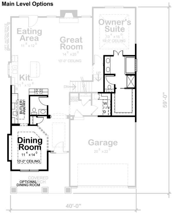 Home Plan - Cottage Floor Plan - Other Floor Plan #20-2387