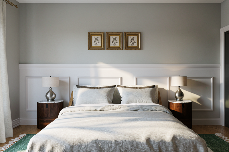 House Blueprint - Interior - Master Bedroom 1 for Modern House Plan #1064-503 - 3 bed, 3 bath