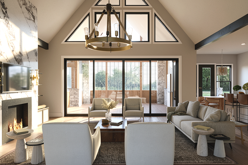Dream House Plan - Interior - Family Room 2 for Ranch House Plan #1064-506 - 3 bed, 3.5 bath