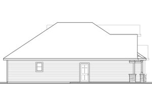 Exterior - Other Elevation for Country House Plan #124-1015 - 3 bed, 2 bath