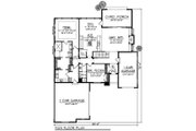 European Style House Plan - 2 Beds 1 Baths 1895 Sq/Ft Plan #70-867 