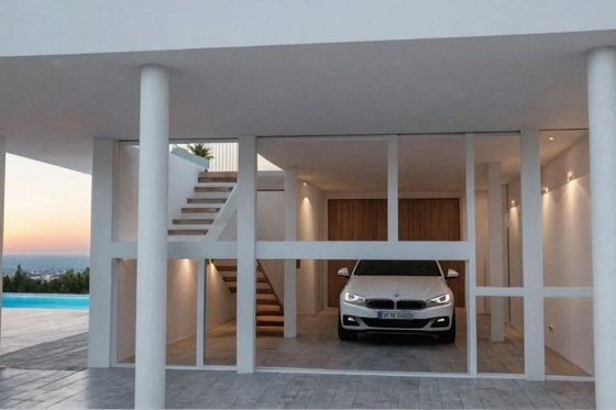 Exterior - Front Elevation 3 for Modern House Plan #542-17 - 3 bed, 3 bath