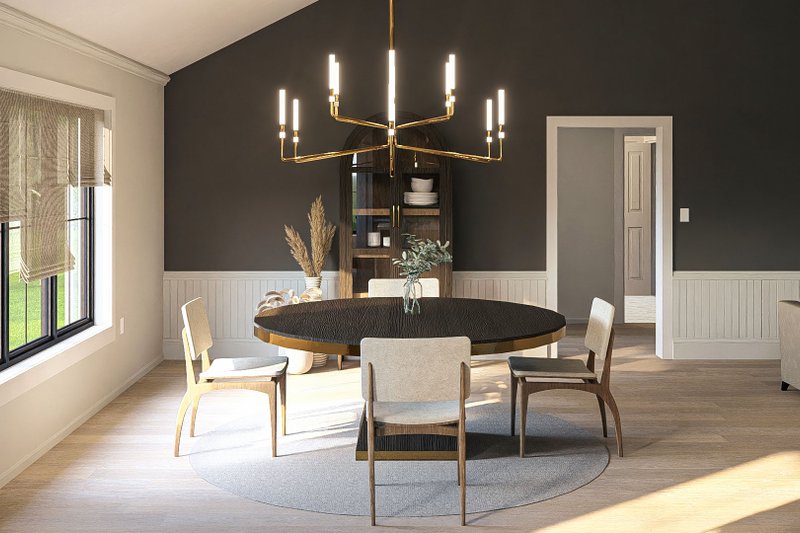 House Design - Interior - Dining Room 1 for Barndominium House Plan #455-489 - 2 bed, 1 bath