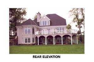Exterior - Other Elevation 1 for European House Plan #429-22 - 4 bed, 3.5 bath