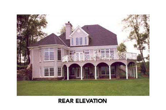 Exterior - Other Elevation 1 for European House Plan #429-22 - 4 bed, 3.5 bath