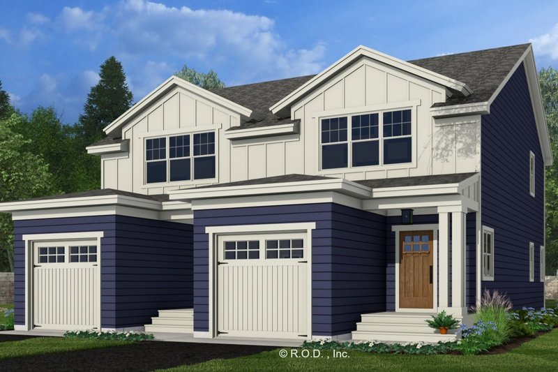 Craftsman Style House Plan - 2 Beds 2.5 Baths 3004 Sq/Ft Plan #51-1319