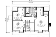 Cottage Style House Plan - 3 Beds 2 Baths 1833 Sq/Ft Plan #25-4250 