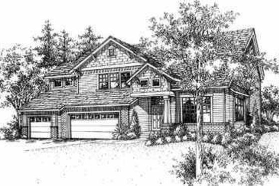 Exterior - Front Elevation for Traditional House Plan #78-173 - 3 bed, 2.5 bath