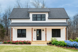 Cottage Exterior - Front Elevation Plan #1116-23