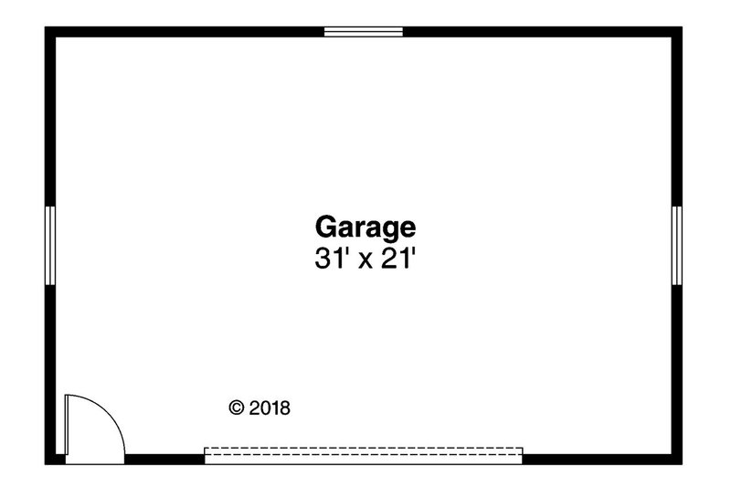 Dream House Plan - Floor Plan - Main Floor for Log House Plan #124-1104, 0 bath