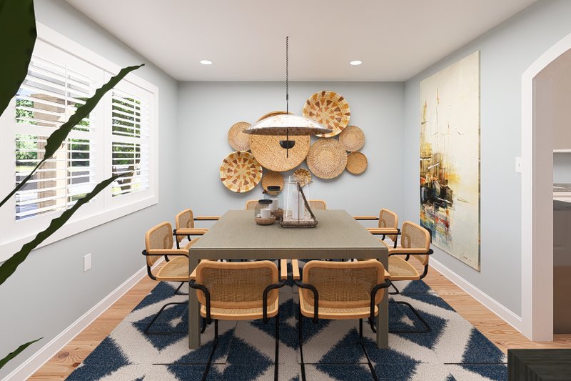 Dream House Plan - Interior - Dining Room 1 for Traditional House Plan #1060-33 - 4 bed, 3.5 bath