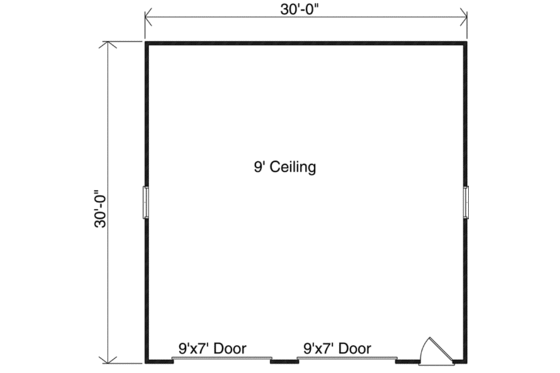 Floor Plan - Main Floor for Traditional House Plan #22-411, 0 bath