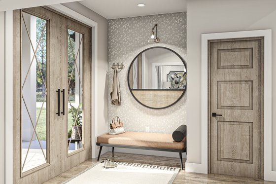 Interior - Entry for Modern House Plan #455-643 - 3 bed, 2 bath