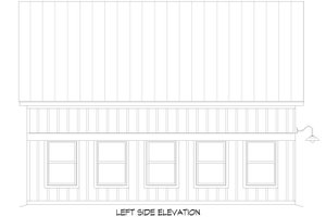 Exterior - Other Elevation for Country House Plan #932-623, 1 bath