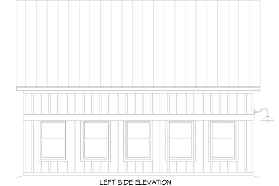 Exterior - Other Elevation for Country House Plan #932-623, 1 bath