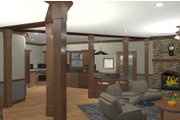 Craftsman Style House Plan - 3 Beds 2.5 Baths 2098 Sq/Ft Plan #56-718 