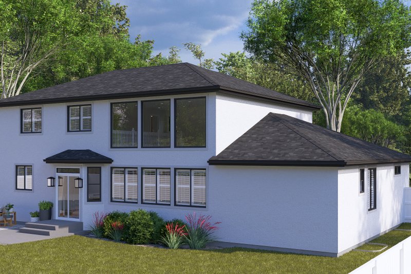 Dream House Plan - Exterior - Rear Elevation for Traditional House Plan #1060-288 - 4 bed, 2.5 bath